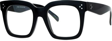 Amazon.com: Big Black Glasses Frames.